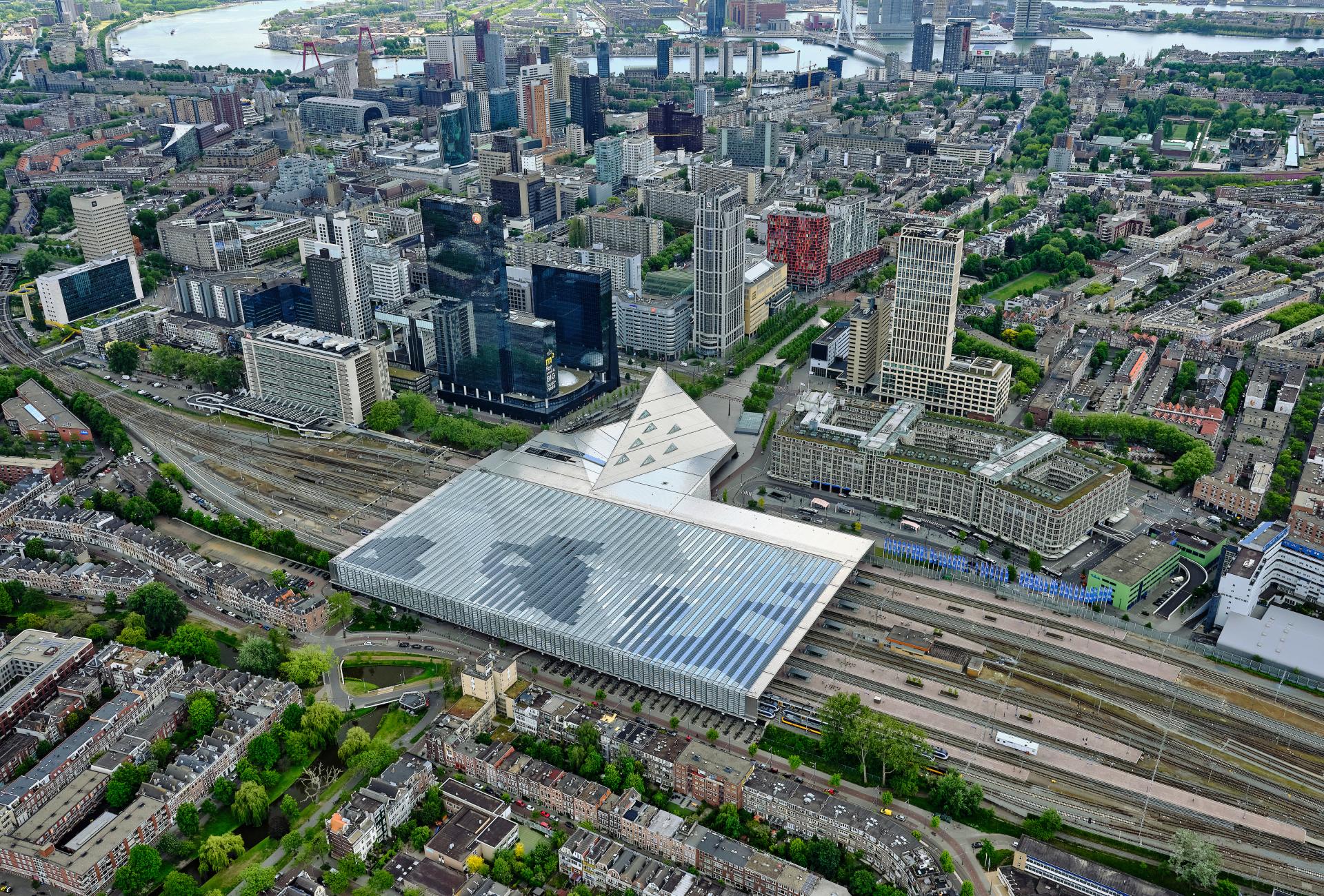Rotterdam luchtfoto Siebe Swart